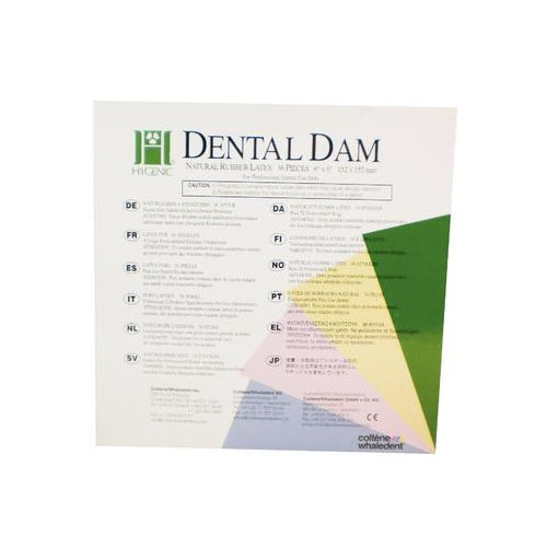 Coltene Whaledent H07315 Hygenic Rubber Dental Dam 6 Coltene Whaledent H07315 Hygenic Rubber Dental Dam 6